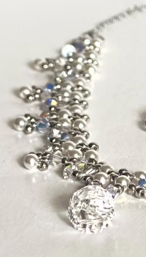 il_fullxfull.7199211787_3eq0 Handmade Pearl & Crystal Necklace