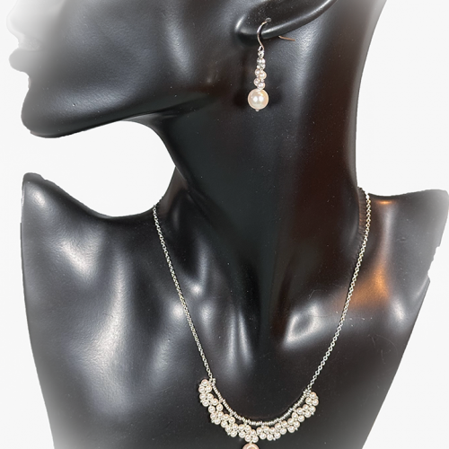 Handmade Pearl Cluster Set