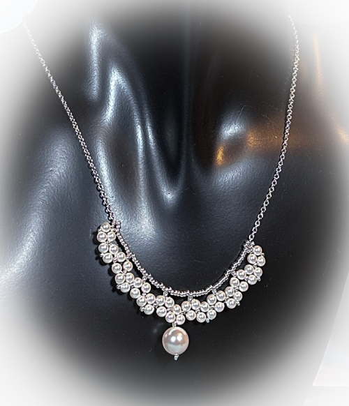 Handmade Pearl Cluster Set
