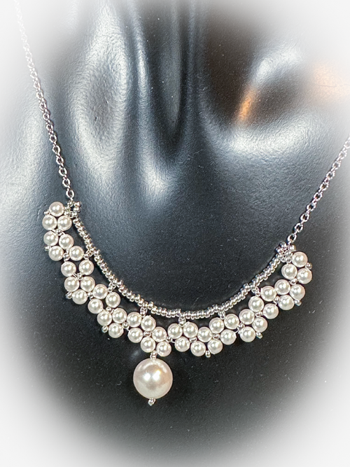 Handmade Pearl Cluster Set