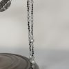 unnamed3 Sapphire, Crystal and Pearl Necklace & Earring Set