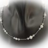 unnamed4 Sapphire, Crystal and Pearl Necklace & Earring Set