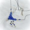 IMG_9842 Handmade Crystal & Pearl Necklace with Earrings