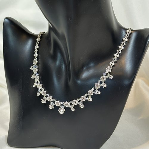 Crystal and Pearl Necklace